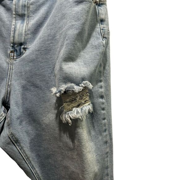 Wax Jeans Womens Plus Size 22 Butt I Love You Shaping Mid Rise Ankle Distressed - Picture 6 of 7